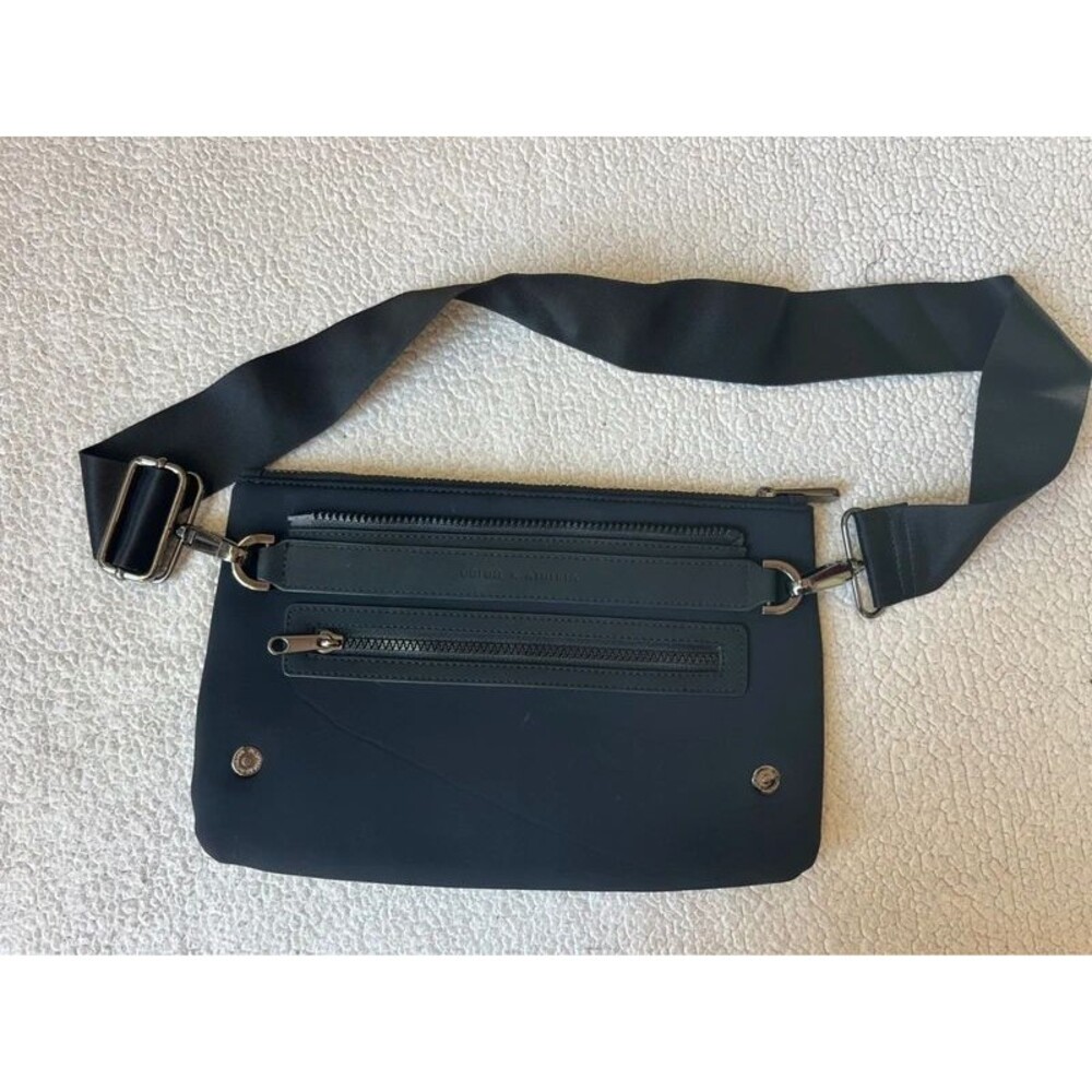 Athleta x Caraa Black Neoprene Crossbody Bag